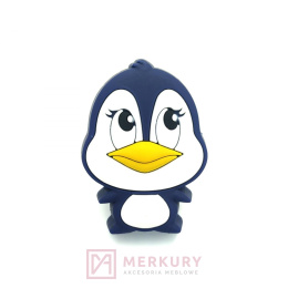 Gałka meblowa dziecięca, pingwinek niebieski, DC, sklep internetowy MERKURY Akcesoria Meblowe Mariusz Adamczyk