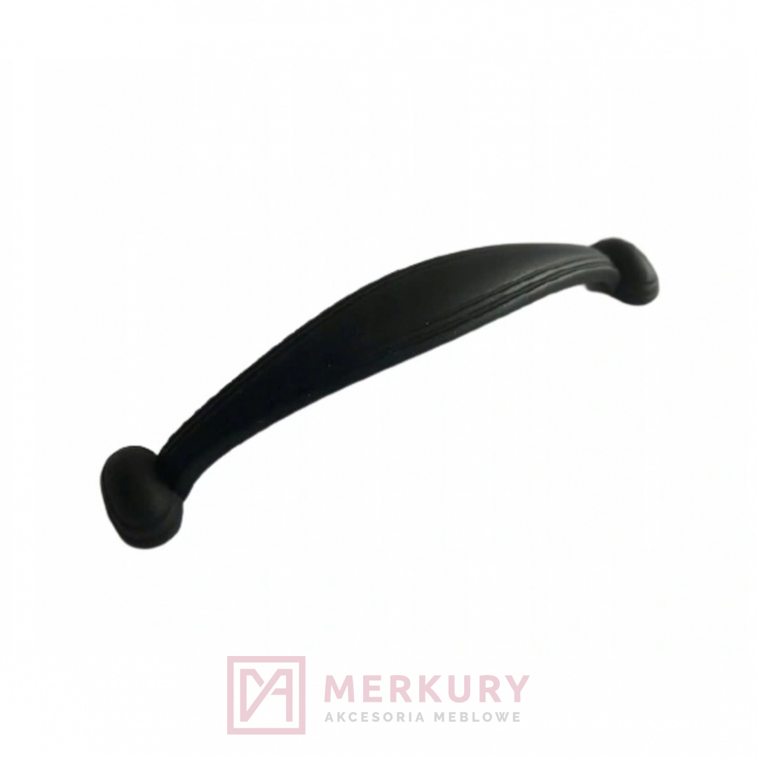 Uchwyt meblowy DUR10, czarny mat, 96mm