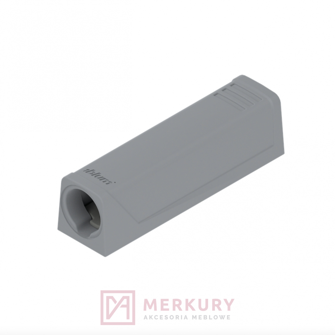Adapter prosty do TIP-ON BLUM 956.1201 wersja krótka, szary