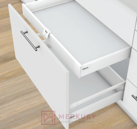 Uchwyt i zabierak do szuflady wewnętrznej ANTARO BLUM ZIF.80M7, wys "M", czarny SKLEP INTERNETOWY MERKURY AKCESORIA MEBLOWE