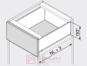 Boki szuflady LEGRABOX BLUM 770C4002S, wys."C", antracyt, 400mm SKLEP INTERNETOWY MERKURY AKCESORIA MEBLOWE