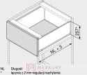 Boki szuflady LEGRABOX BLUM 770F4502S, wys."F", biały, 450mm SKLEP INTERNETOWY MERKURY AKCESORIA MEBLOWE