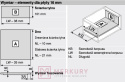 Boki szuflady LEGRABOX BLUM 770K5502S, wys."K", czarny, 550mm SKLEP INTERNETOWY MERKURY AKCESORIA MEBLOWE