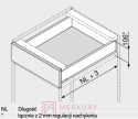 xBoki szuflady LEGRABOX BLUM 770M3002S, wys."M", biały, 300mm SKLEP INTERNETOWY MERKURY AKCESORIA MEBLOWE
