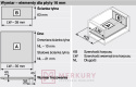 xBoki szuflady LEGRABOX BLUM 770M3502S, wys."M", antracyt, 350mm SKLEP INTERNETOWY MERKURY AKCESORIA MEBLOWE