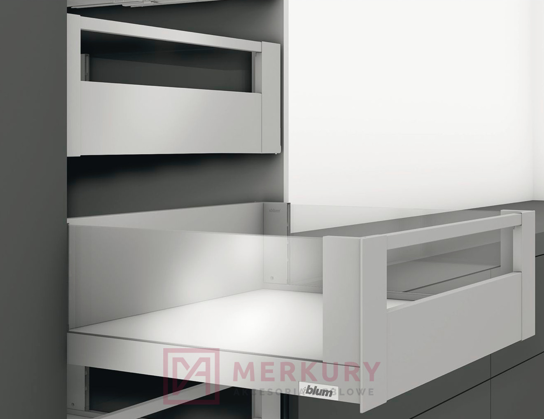 Front do szuflady bez wpustu BLUM ZV7.1043C01, biały, 1043mm SKLEP INTERNETOWY MERKURY AKCESORIA MEBLOWE