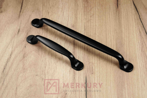 Uchwyt meblowy AM69, czarny mat, 160mm