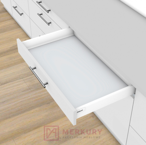 Prawy bok szuflady TANDEMBOX ANTARO BLUM 378M3502SA, wys."M", szary, 350mm SKLEP INTERNETOWY MERKURY AKCESORIA MEBLOWE