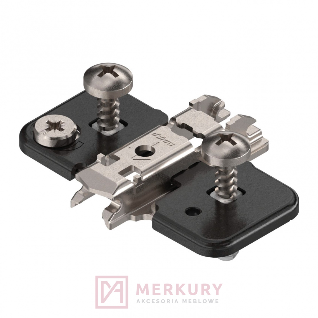 Prowadnik krzyżakowy z regulacją mimośrodową BLUM 174H7100E, onyks, 0mm