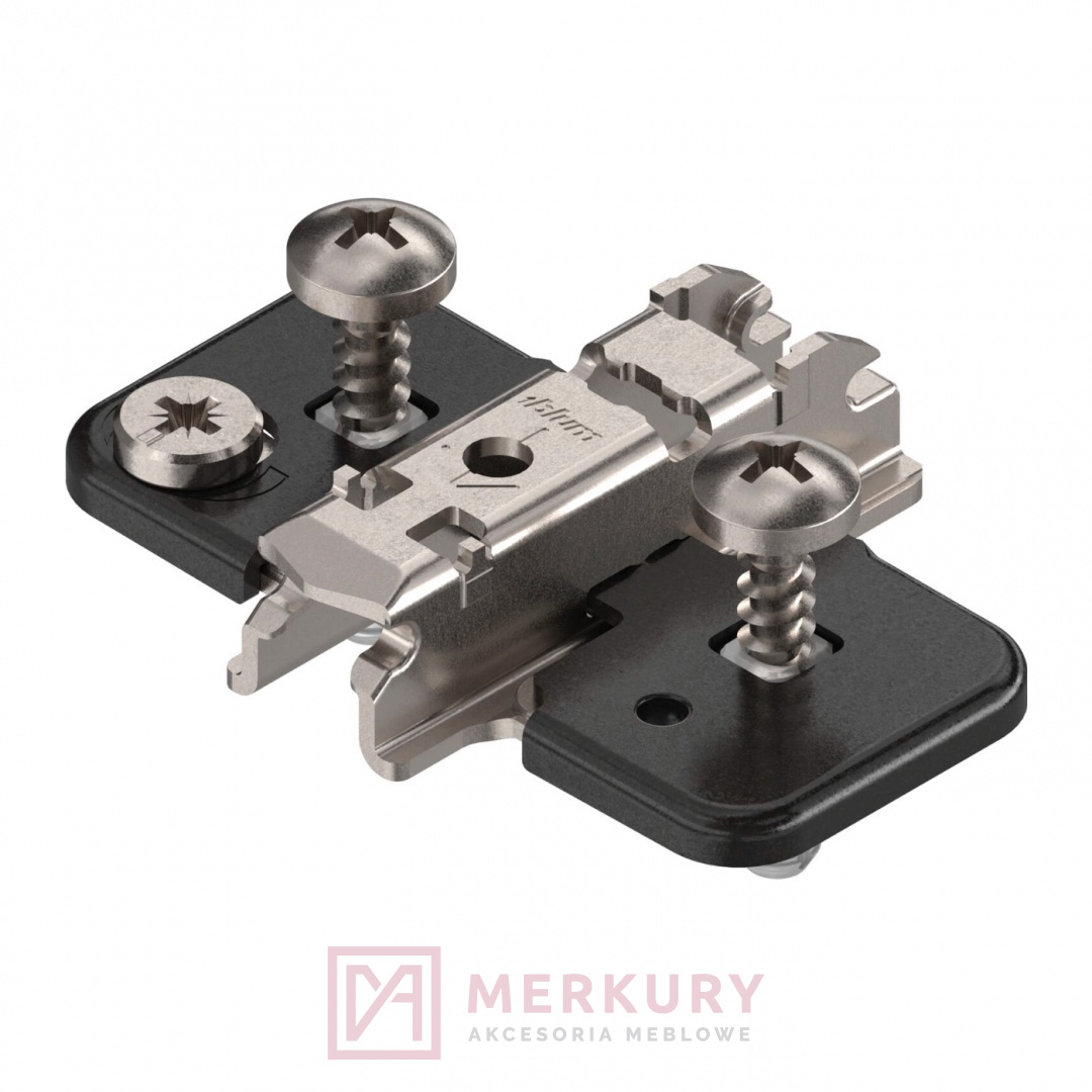 Prowadnik krzyżakowy z regulacją mimośrodową BLUM 174H7130E, onyks, 3mm