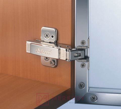 Zawias meblowy bliźniaczy BLUM 71T960AB BLUMOTION Clip-T 95° do wąskich ram aluminiowych SKLEP INTERNETOWY MERKURYAM