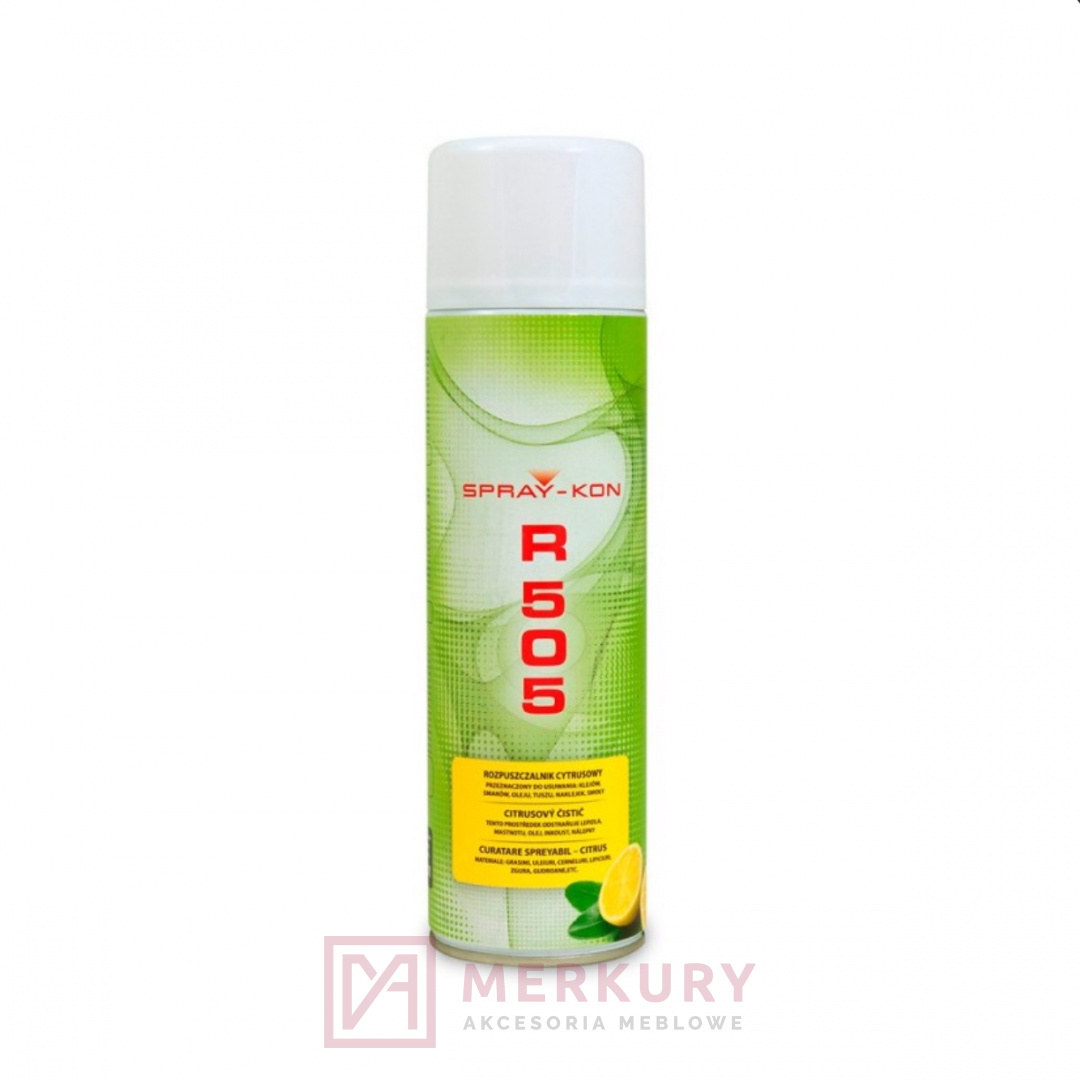 Spray-Kon R505, rozpuszczalnik do kleju, cytrynowy, SPRAY-KON, sklep internetowy MERKURY Akcesoria Meblowe Mariusz Adamczyk