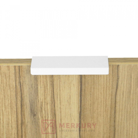 Uchwyt krawędziowy U9, biały mat, 120mm SKLEP INTERNETOWY MERKURY AKCESORIA MEBLOWE MARIUSZ ADAMCZYK