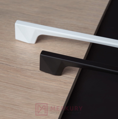 Uchwyt meblowy LINEA, biały mat, NOMET, sklep internetowy MERKURY Akcesoria Meblowe Mariusz Adamczyk