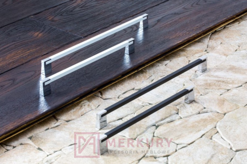 C-5149 Uchwyt meblowy PERO, P59 czarny/ G2 chrom, NOMET, sklep internetowy MERKURY Akcesoria Meblowe Mariusz Adamczyk