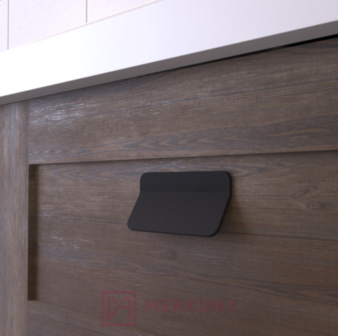 Uchwyt meblowy SEA, czarny mat, NOMET, sklep internetowy MERKURY Akcesoria Meblowe Mariusz Adamczyk