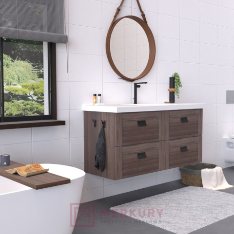 Uchwyt meblowy SEA, czarny mat, NOMET, sklep internetowy MERKURY Akcesoria Meblowe Mariusz Adamczyk