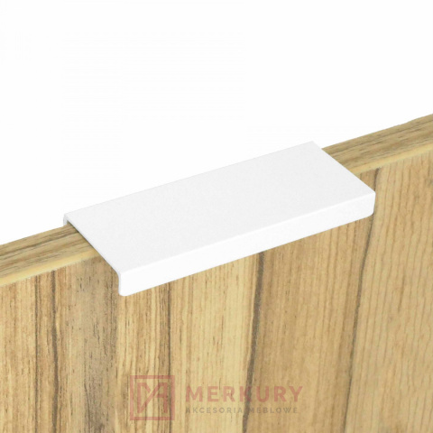Uchwyt krawędziowy U9, biały mat, 120mm SKLEP INTERNETOWY MERKURY AKCESORIA MEBLOWE MARIUSZ ADAMCZYK