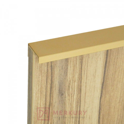 Uchwyt krawędziowy długi G9 złota anoda mat 150mm SKLEP INTERNETOWY MERKURY AKCESORIA MEBLOWE MARIUSZ ADAMCZYK