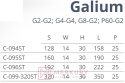 Uchwyt meblowy GALIO GALIUM C-096ST.G3 złoty połysk NOMET MERKURY Akcesoria Meblowe