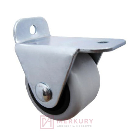 Kółko meblowe plastikowe KK-06, fi 30mm, szary