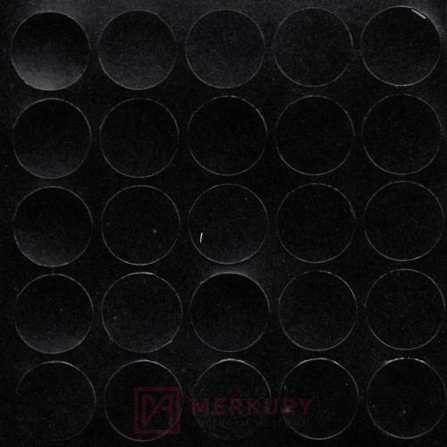 Zaślepka meblowa samoprzylepna, fi14mm, 324 czarny, 25szt