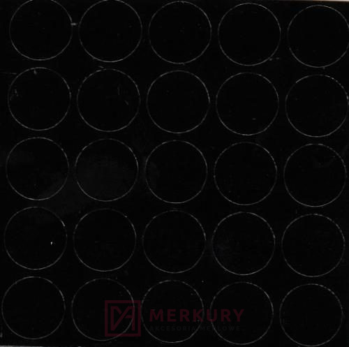 Zaślepka meblowa samoprzylepna, fi14mm, 326 czarny połysk, 25szt