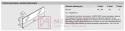 Element dekoracyjny do MERIVOBOX BLUM ZE4M460G szkło przezroczyste 550mm MERKURY Akcesoria Meblowe