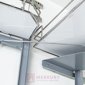 Kosz Cargo Maxi Tandem FGV 6-poziomowy biały 600mm, H-1725mm MERKURY Akcesoria Meblowe
