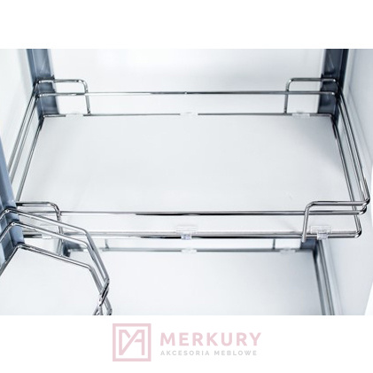 Kosz Cargo Maxi Tandem FGV 6-poziomowy biały 600mm, H-1725mm MERKURY Akcesoria Meblowe