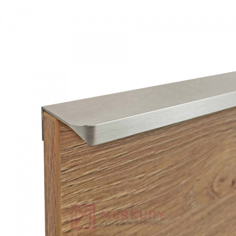 Uchwyt krawędziowy UA06 stal szczotkowana inox, 64/84mm MERKURY Akcesoria Meblowe