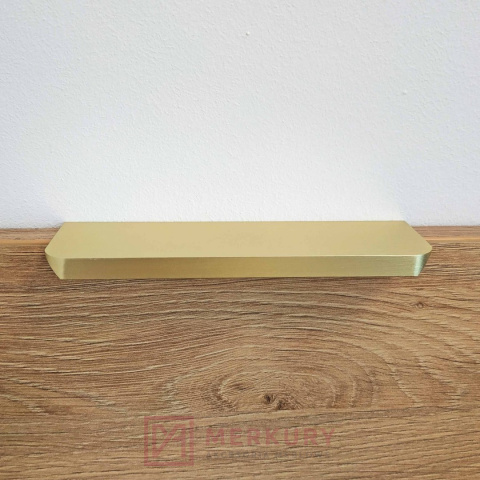 Uchwyt krawędziowy UA06, złoty mat, sklep internetowy MERKURY Akcesoria Meblowe Mariusz Adamczyk