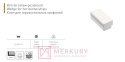 Klin do listew poziomych PCV EW-1 A-KLP-4 biały MERKURY Akcesoria Meblowe