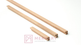 Uchwyt meblowy drewniany UDL02, 2x384/800mm