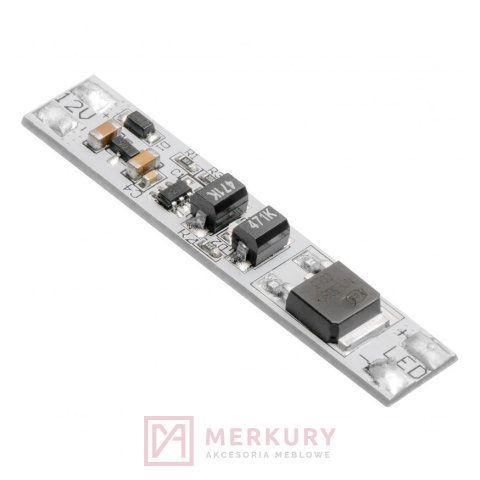 Włącznik do taśm LED montowany w profil AE-WLPR-60 biały MERKURY Akcesoria Meblowe