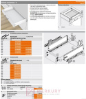 Szuflada standardowa TANDEMBOX ANTARO wysoka K biała 500m MERKURY Akcesoria Meblowe