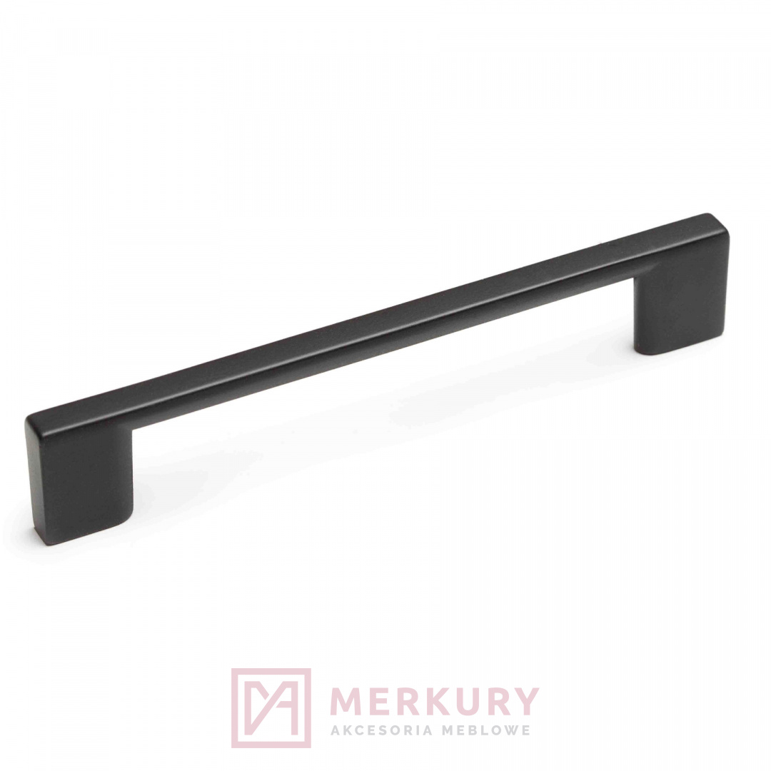 Uchwyt meblowy D705 TECHNO, czarny mat, 128mm