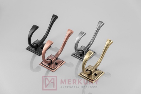Wieszak meblowy GTV MADRYT stare srebro MERKUR Akcesoria Meblowe