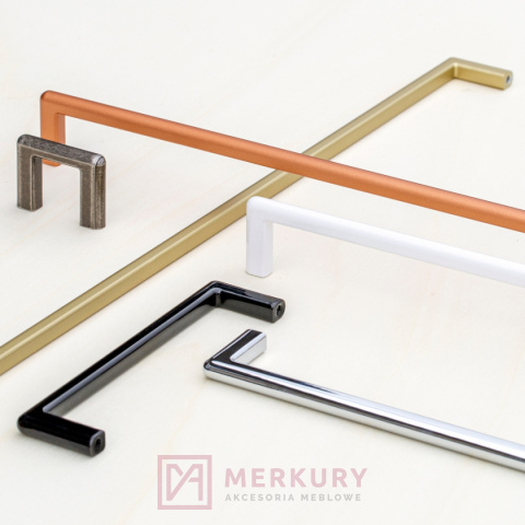 Uchwyt meblowy NOMET NOX C-6765 złoty mat 160mm MERKURY Akcesoria Meblowe