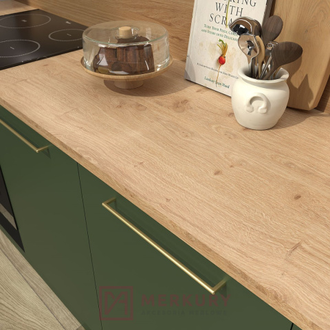 Uchwyt meblowy NOMET NOX C-6765 złoty mat 160mm MERKURY Akcesoria Meblowe