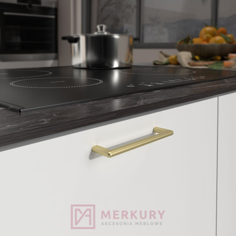 Uchwyt meblowy NOMET NOX C-6765 złoty mat 160mm MERKURY Akcesoria Meblowe