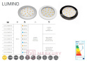Oprawa meblowa LED LUMINO 1,5W, neutralny biały, aluminium mat MERKURY Akcesoria Meblowe
