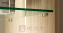Podpórka szklanej półki 16002050YA DREAM biała MERKURY Akcesoria Meblowe