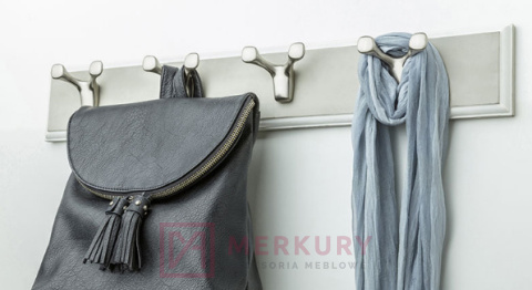 Wieszak meblowy TOLEDO A0 stal szczotkowana inox MERKURY Akcesoria Meblowe Mariusz Adamczyk