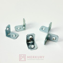 100x Kątownik łącznik meblowy 20x20x16mm MERKURY Akcesoria Meblowe