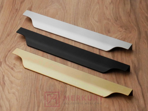 Uchwyt krawędziowy U11, złoty mat, 1196mm MERKURY Akcesoria Meblowe