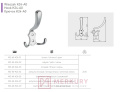 Wieszak meblowy K24 czarny mat MERKURY Akcesoria Meblowe