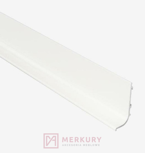 Listwa korytkowa pozioma L 28.0102.017.IM 5000mm ice mat MERKURY Akcesoria Meblowe