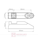 Odbojnik Adapter AIRTIC buk MERKURY Akcesoria Meblowe