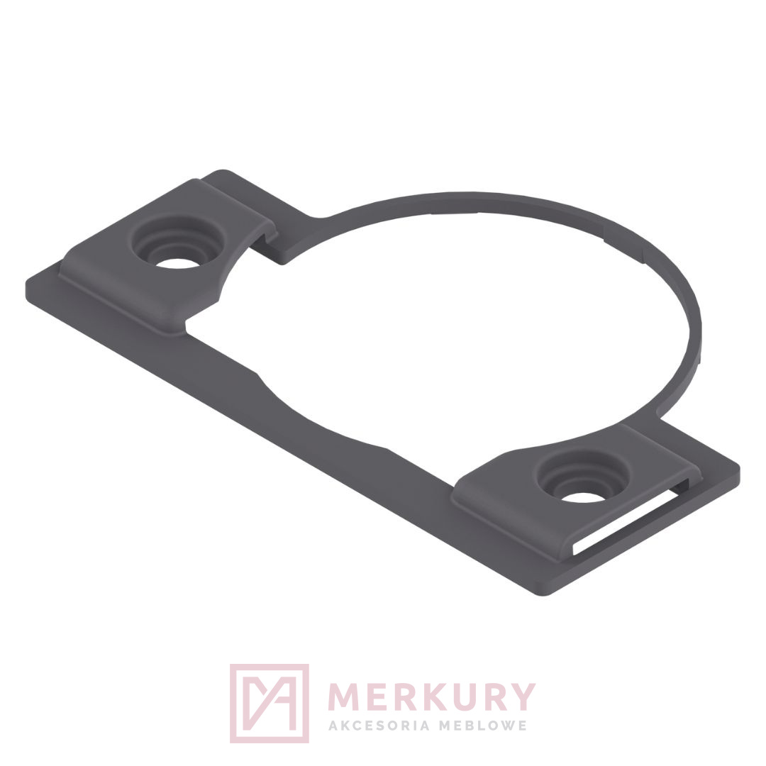 Podkładka dystansowa pod puszkę zawiasów CLIP TOP BLUMOTION 70T3507.21, 1.5mm, ciemnoszara